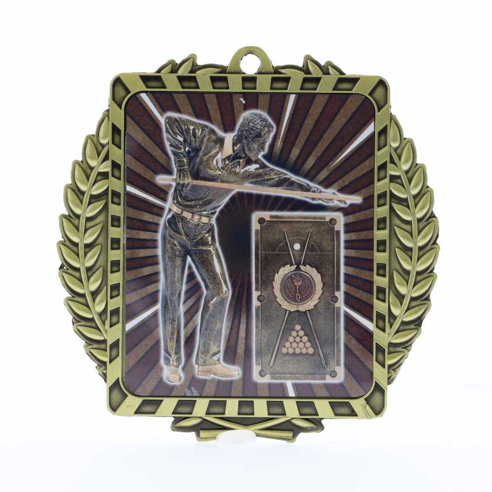 Lynx Wreath Pool/Snooker Medal Gold
