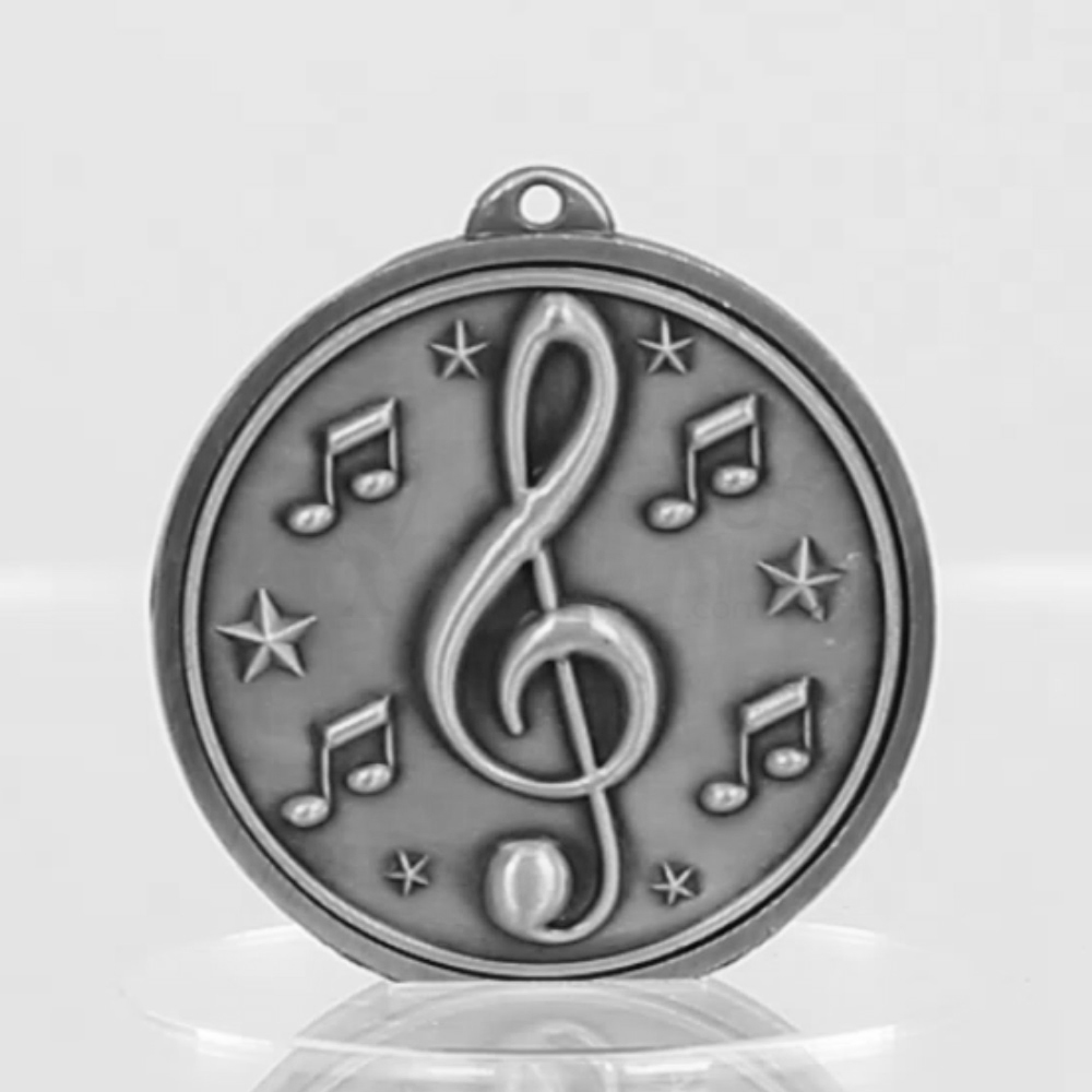 Triumph Music Medal 50mm Silver