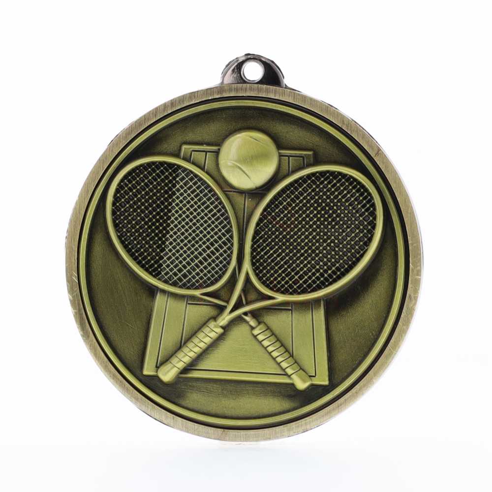 Triumph Tennis Medal 50mm Gold