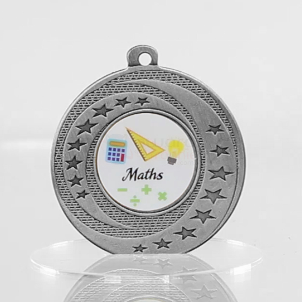 Wayfare Medal Maths - Silver 50mm