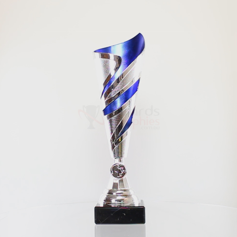 Cyclone Cup Silver / Blue 330mm