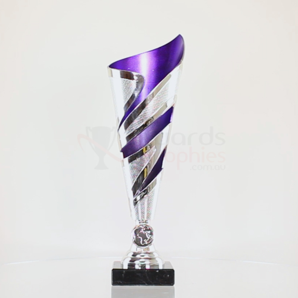 Cyclone Cup Silver / Purple 350mm