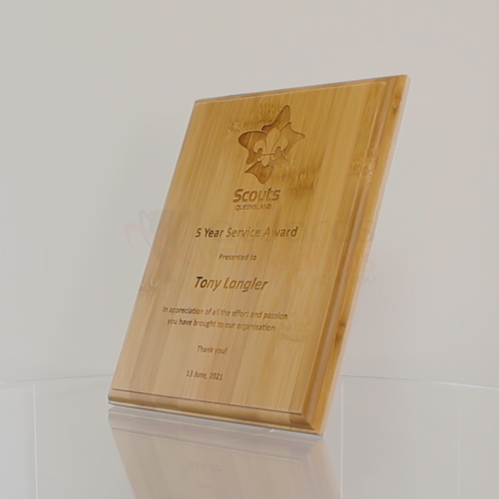 Bamboo Plaque 200mm