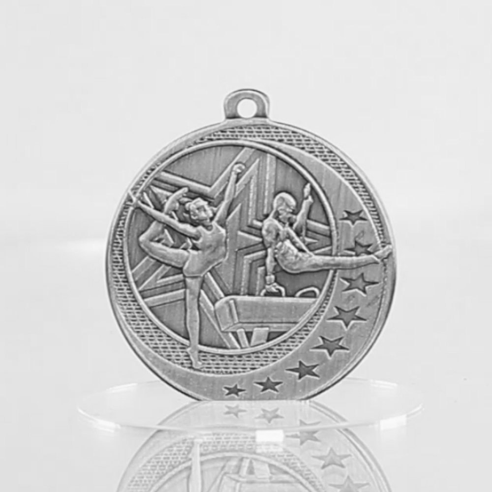 Gymnastics Wayfare Medal Silver 50mm