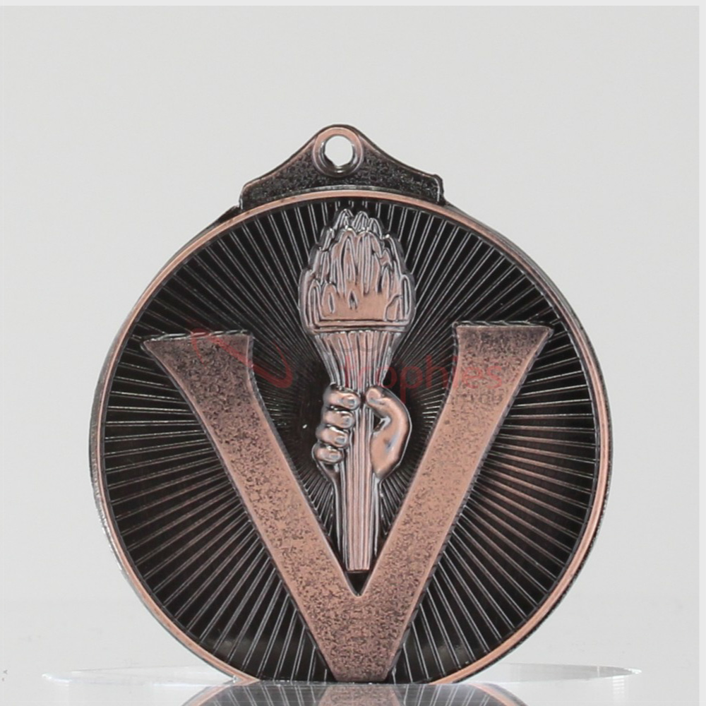Embossed Achievement Medal 52mm Bronze
