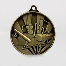 Sunrise Gymnastics Medal 50mm Gold