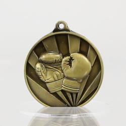 Sunrise Boxing Medal 50mm Gold