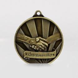 Sunrise Sportsmanship Medal 50mm Gold