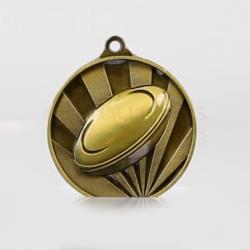 Sunrise Rugby Medal 50mm Gold