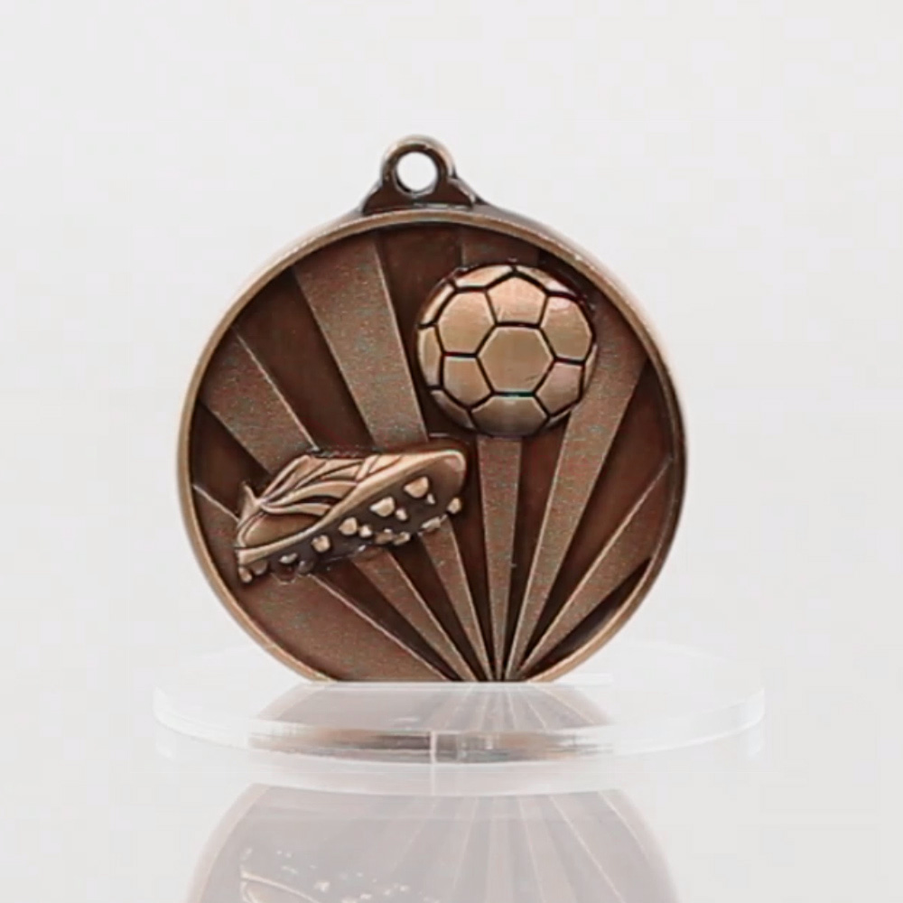 Sunrise Soccer Medal 50mm Bronze