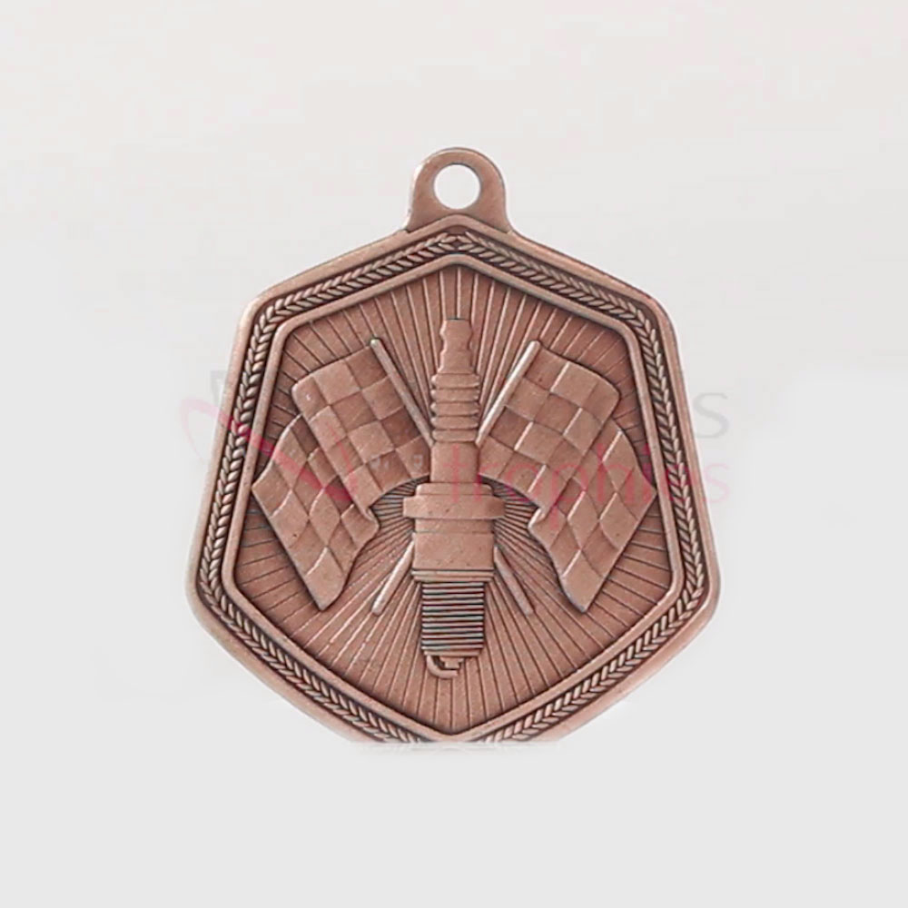 Motorsport Falcon Medal Bronze 65mm