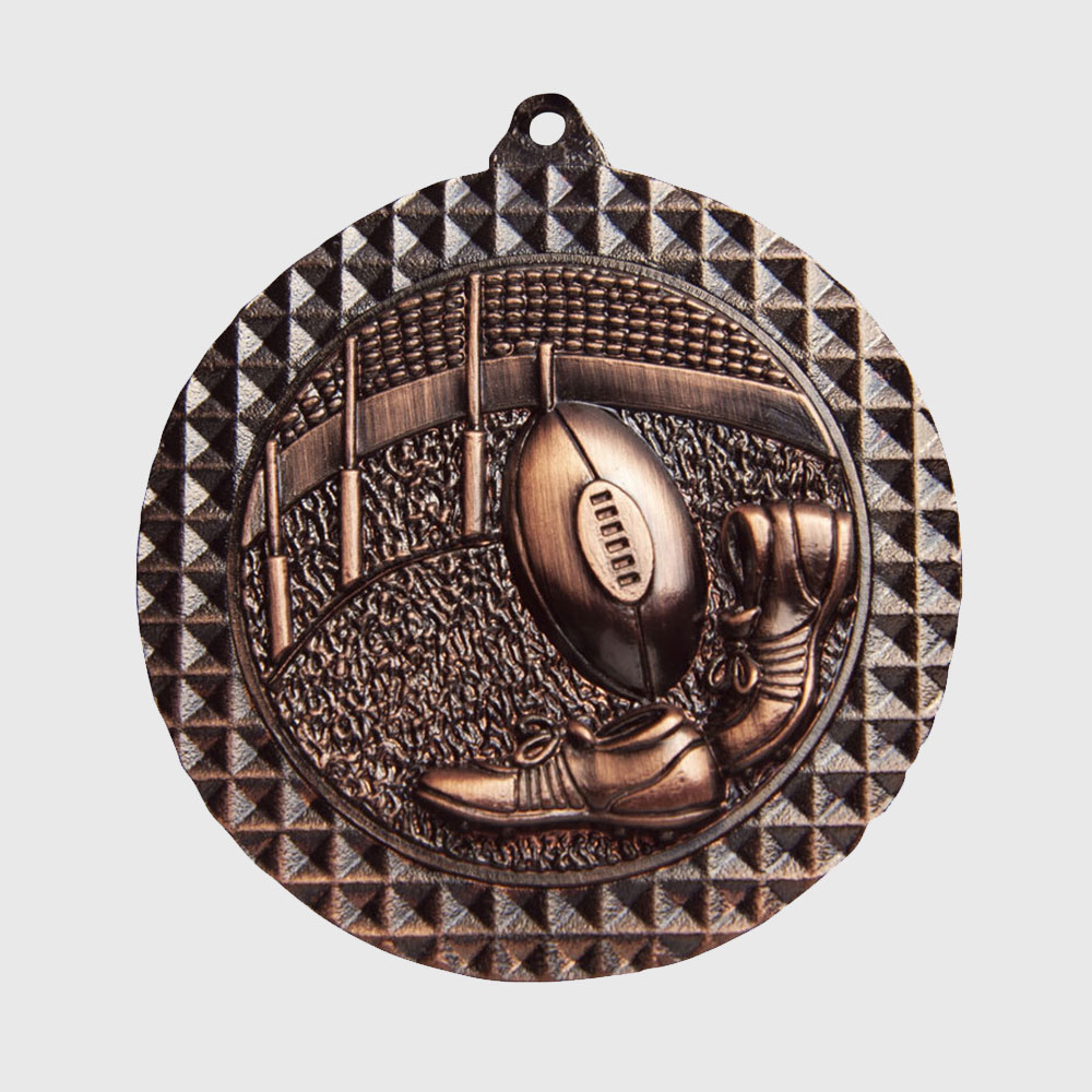 AFL Facet Medal Bronze 70mm
