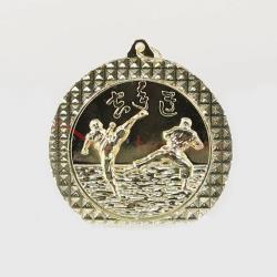 Martial Arts Facet Medal Gold 70mm