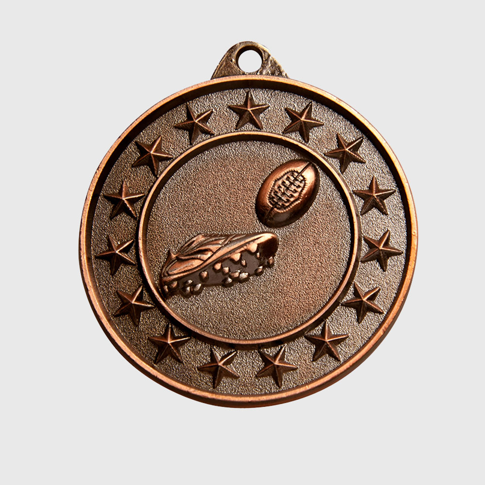 AFL Starry Medal Bronze 50mm