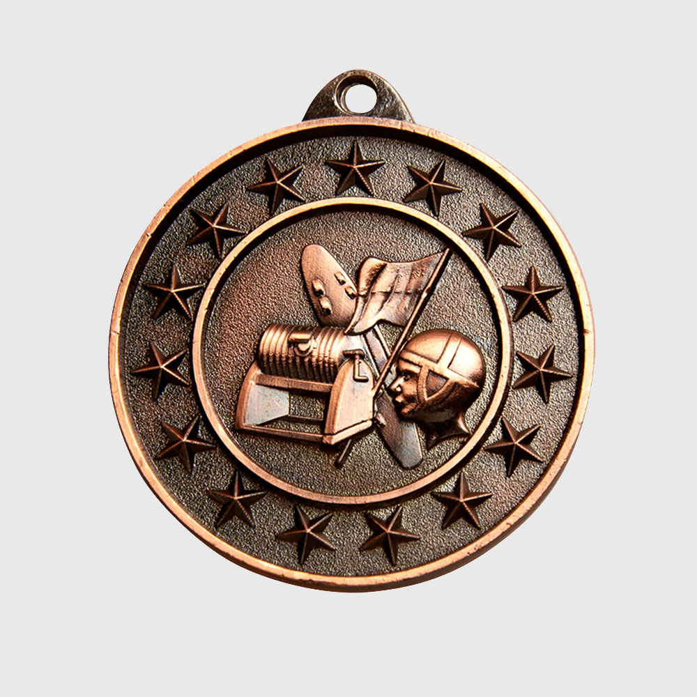Surf Lifesaving Starry Medal Bronze 50mm