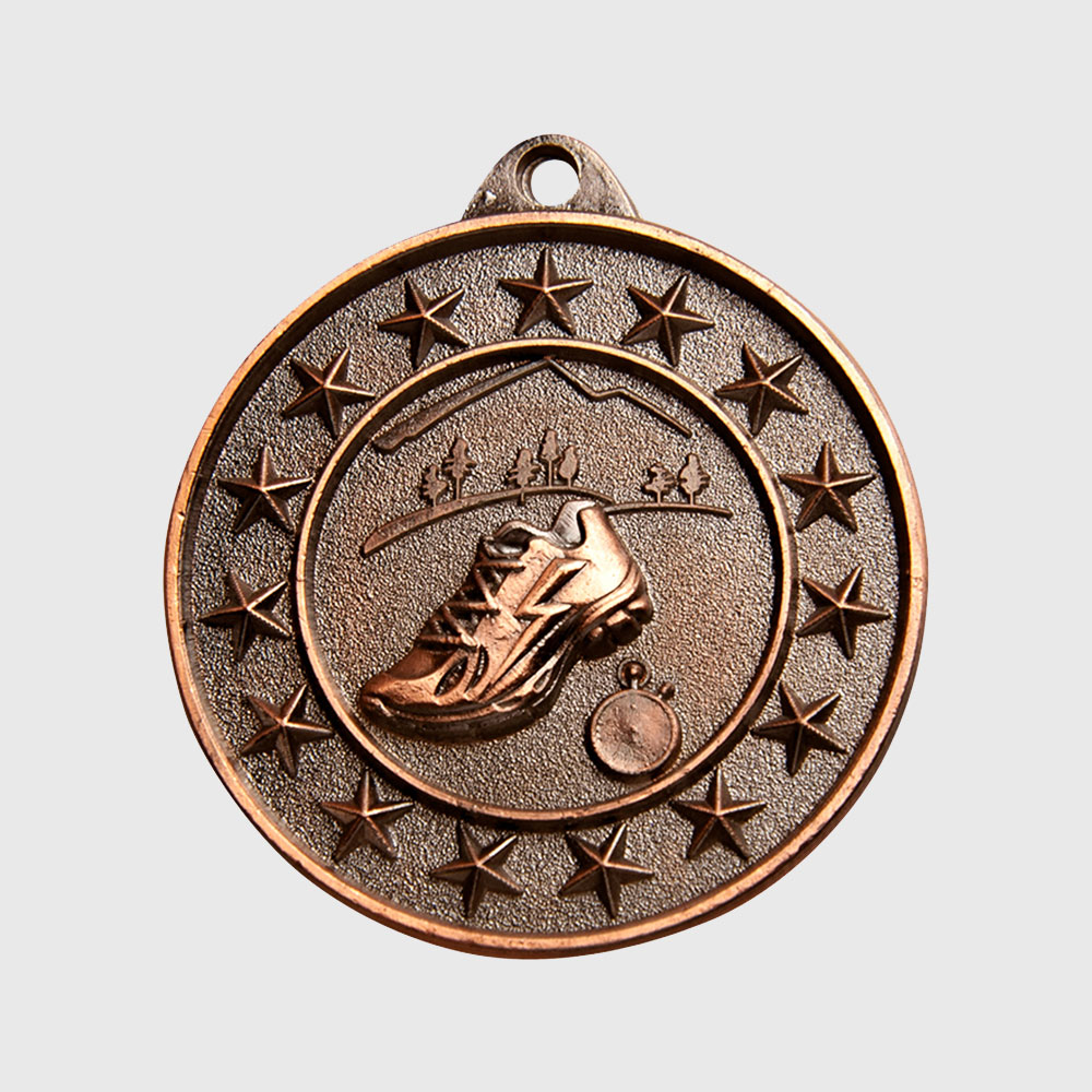 Cross Country Starry Medal Bronze 50mm