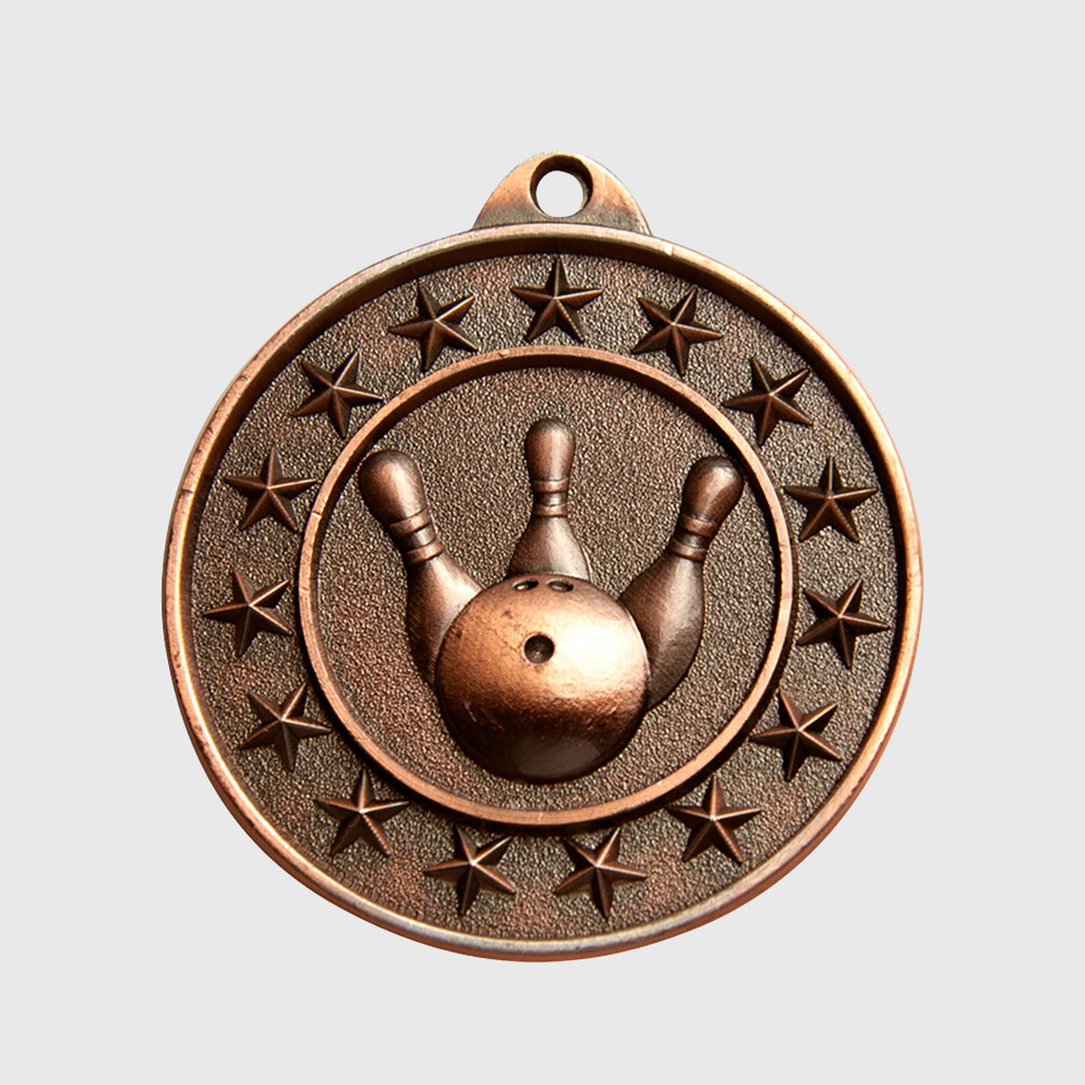 Tenpin Starry Medal Bronze 50mm