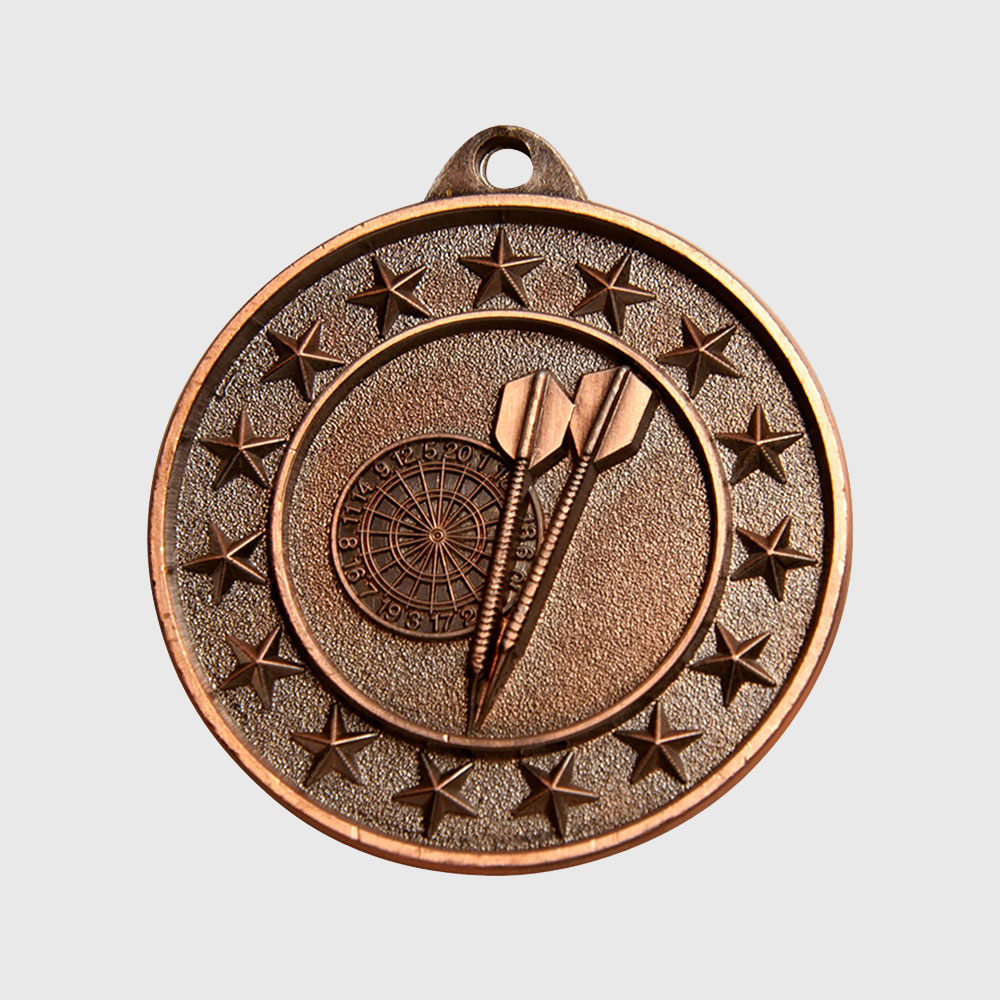 Darts Starry Medal Bronze 50mm