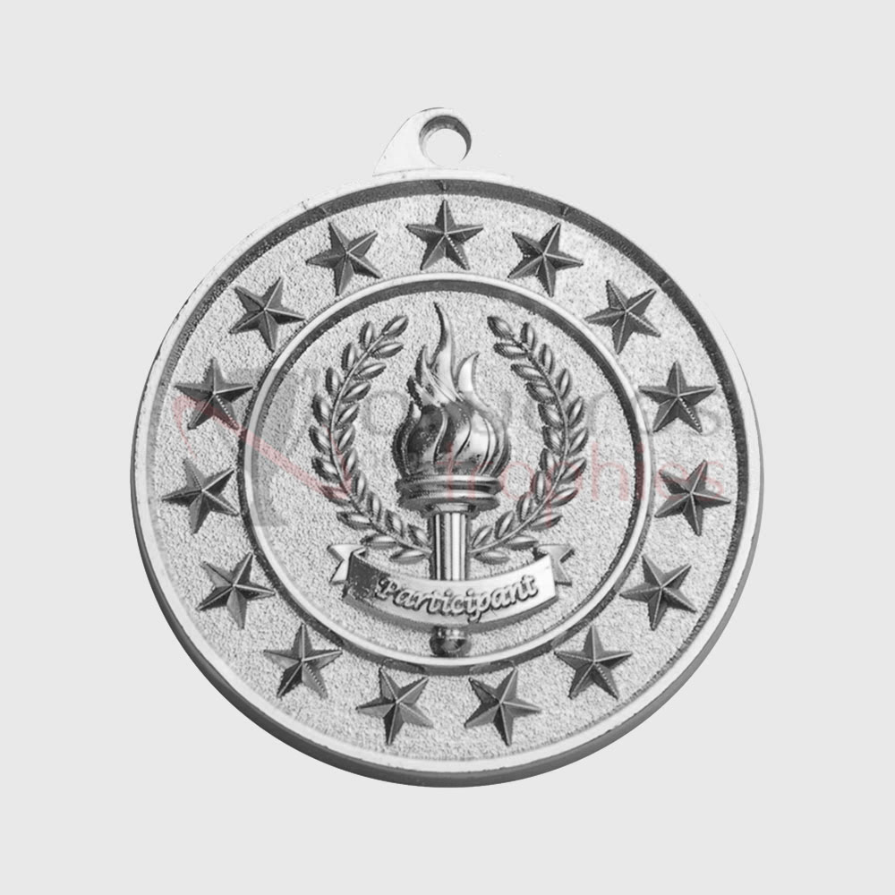 Participant Starry Medal Silver 50mm