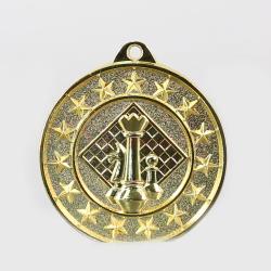 Chess Starry Medal Gold 50mm