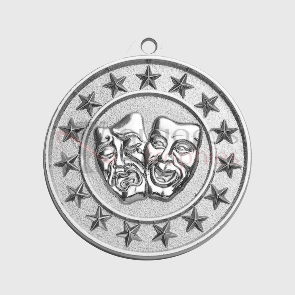 Drama Starry Medal Silver 50mm