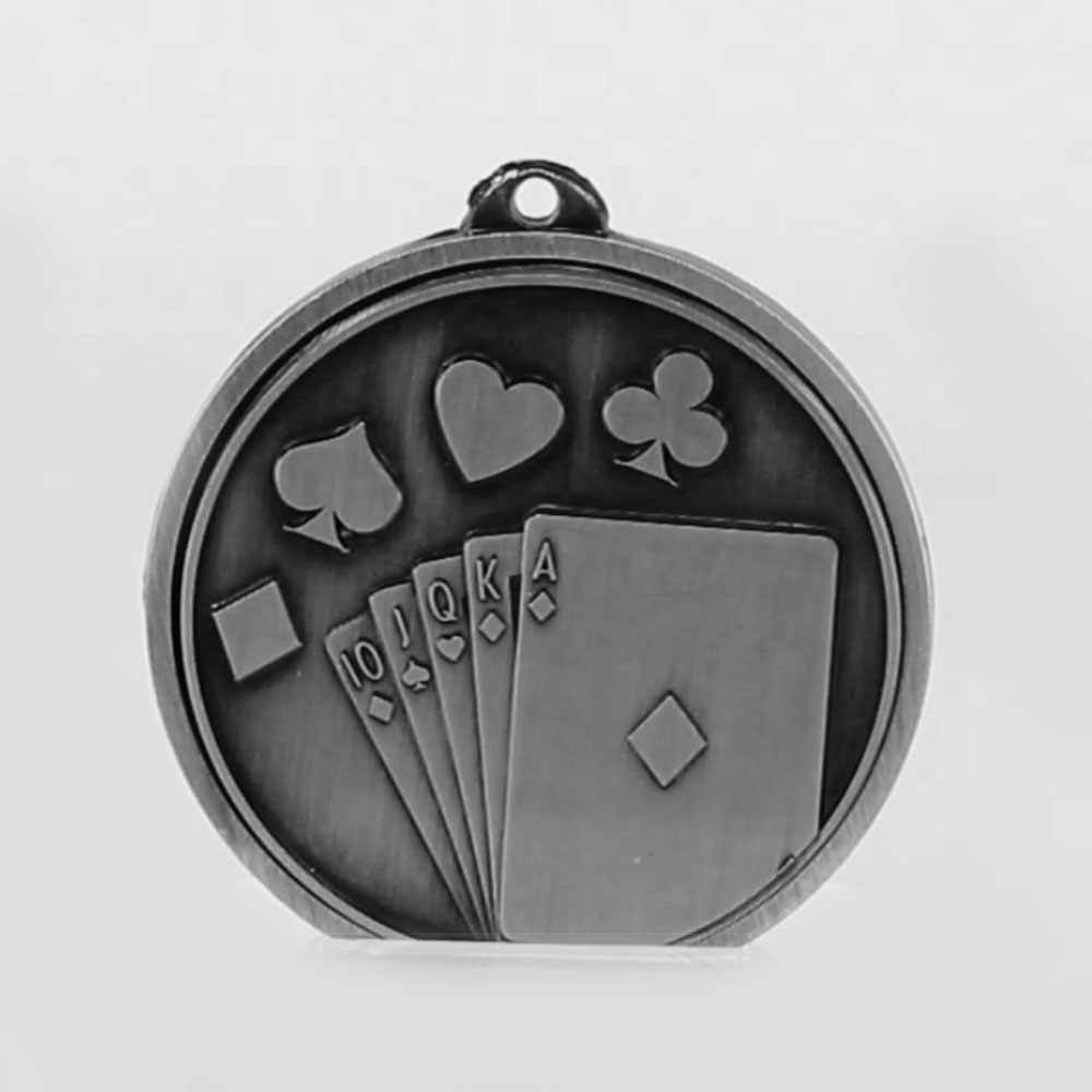 Triumph Cards Medal 55mm Silver