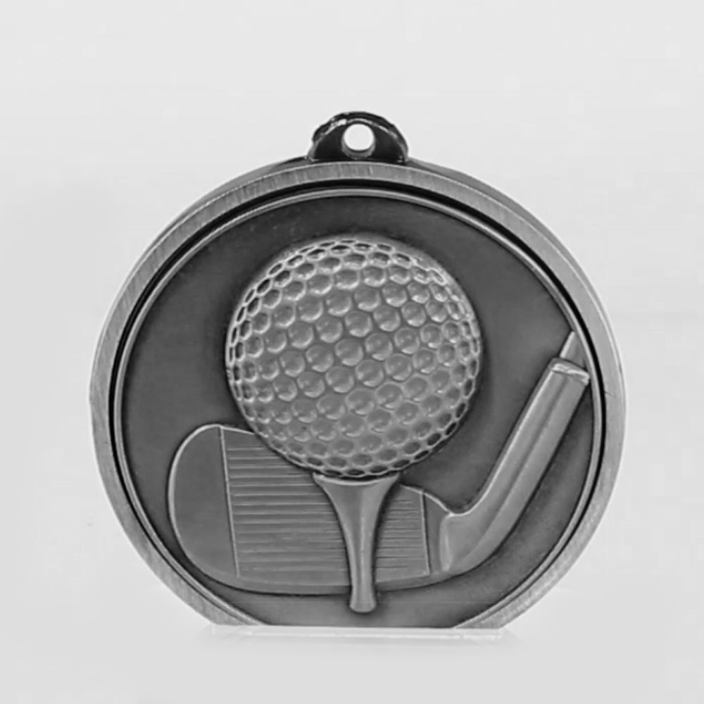 Triumph Golf Medal 55mm Silver