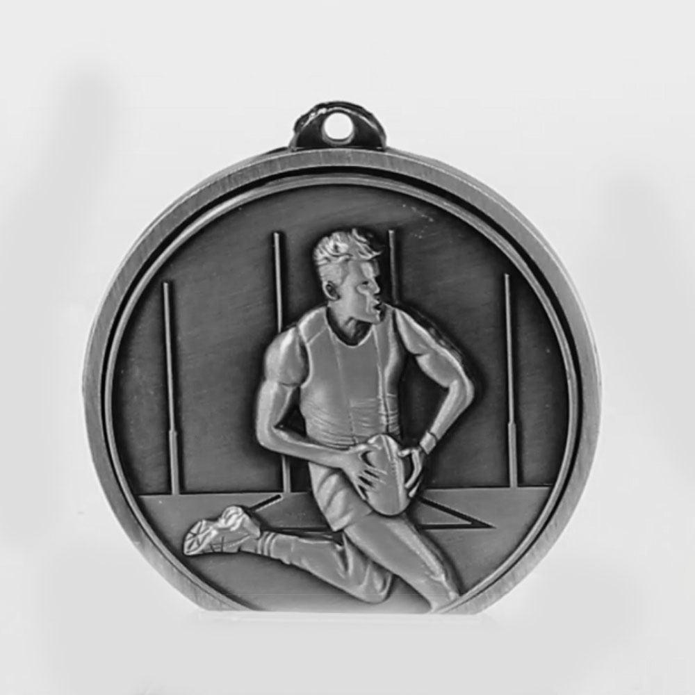 Triumph AFL Male Medal 55mm Silver