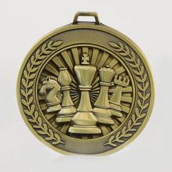 Heavyweight Chess Medal 70mm Gold
