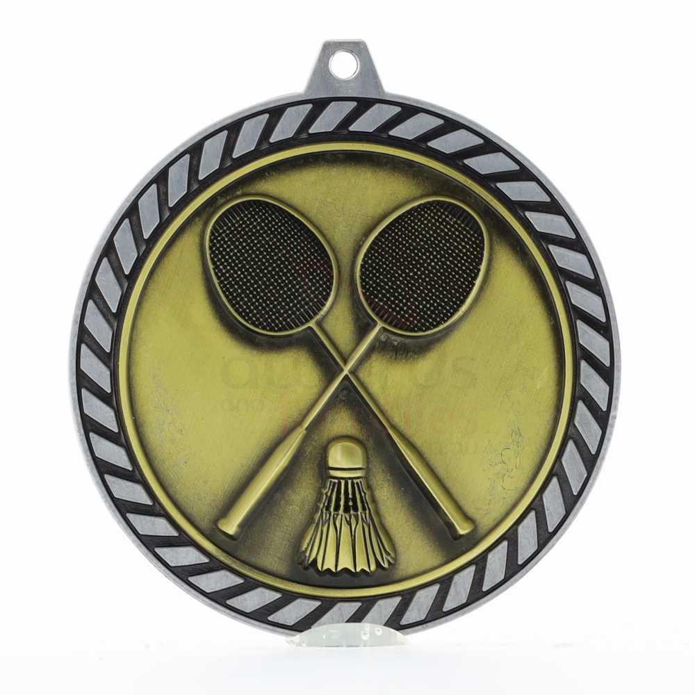 Venture Badminton Medal Silver 60mm