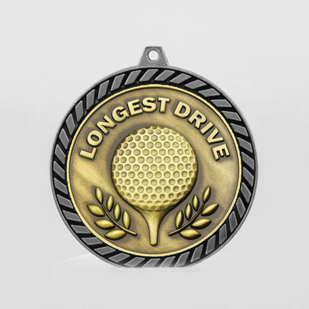 Venture Longest Drive Medal Silver 60mm