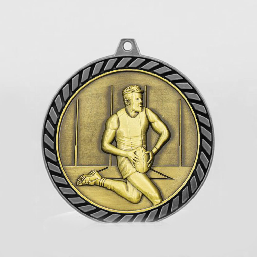 Venture AFL Male Medal Silver 60mm