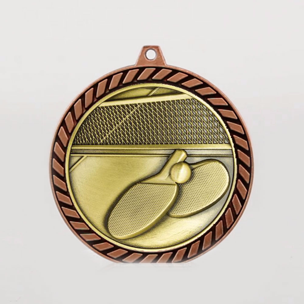 Venture Table Tennis Medal Bronze 60mm