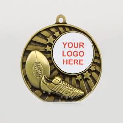 Impact AFL Logo Medal Gold 50mm