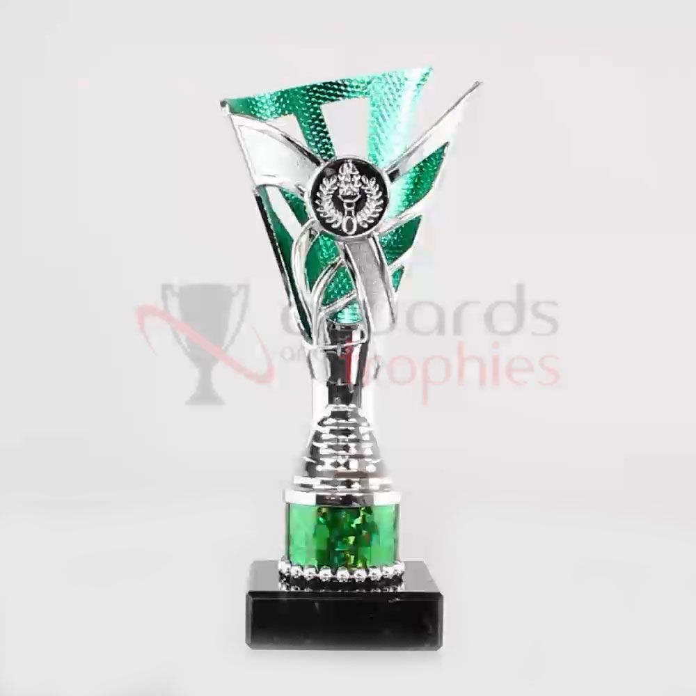 Palma Cup Silver/Green 200mm