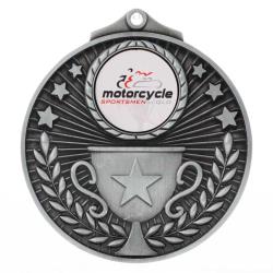 Legacy Personalised Medal 70mm Silver