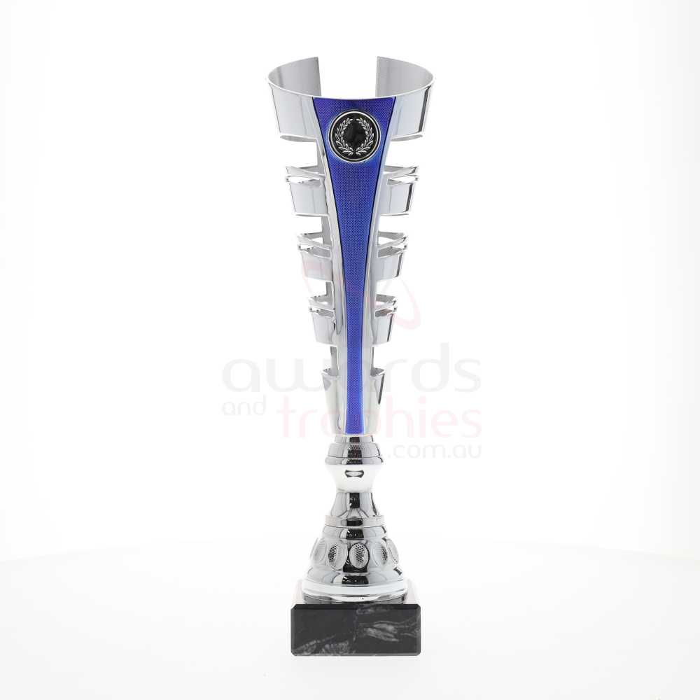Gauntlet Cup Silver/Blue 365mm