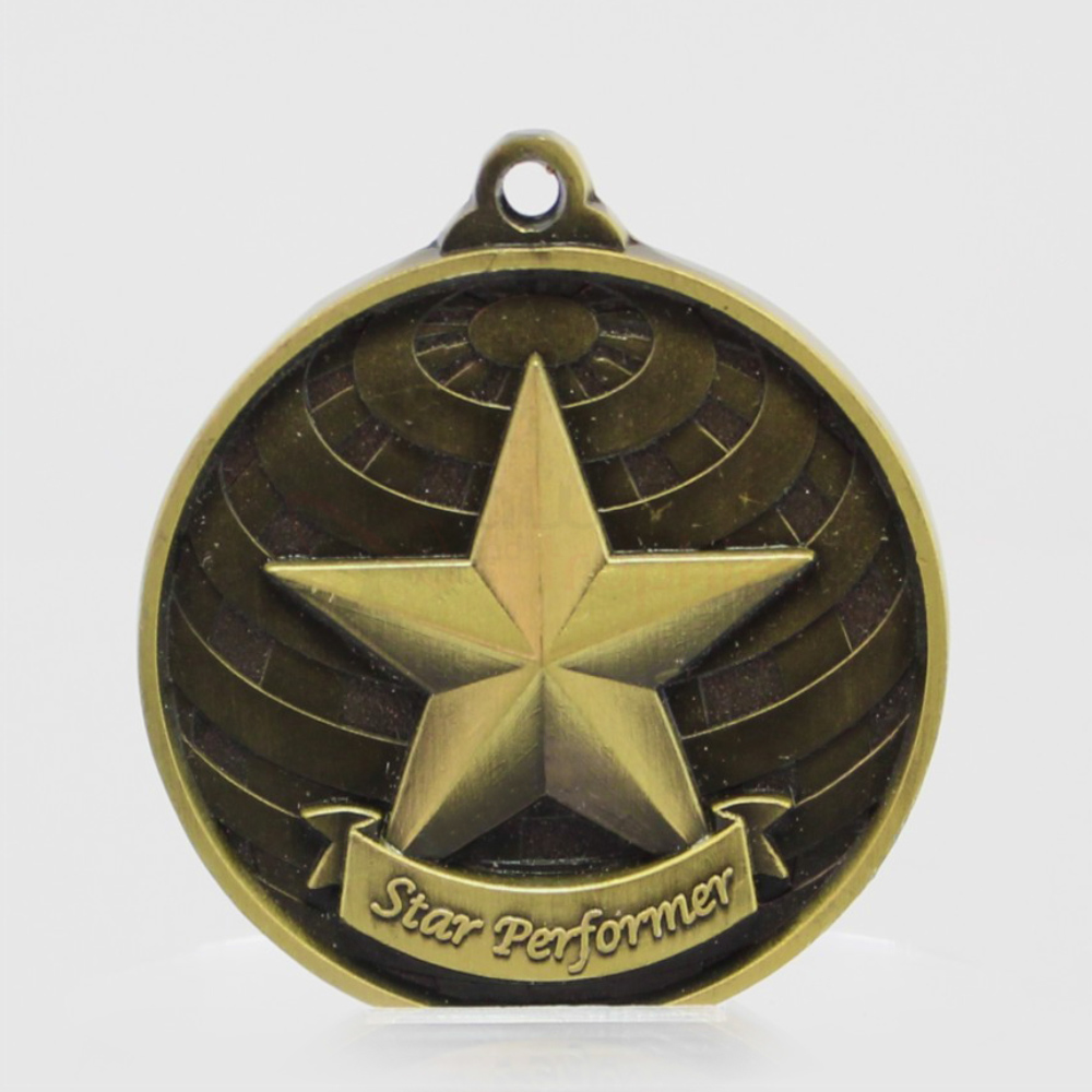 Global Star Performer Medal 50mm Gold 