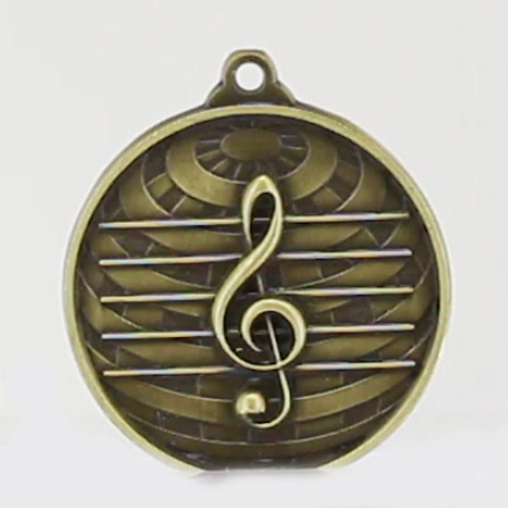 Global Music Medal 50mm Gold 