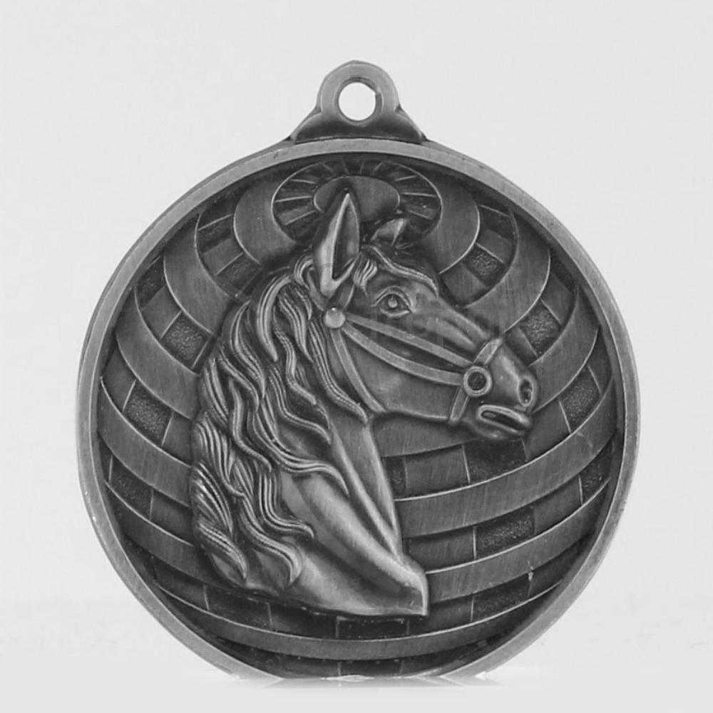 Global Equestrian Medal 50mm Silver 