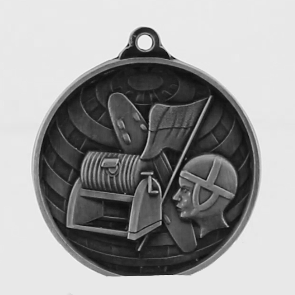 Global Surf Lifesaving Medal 50mm Silver 