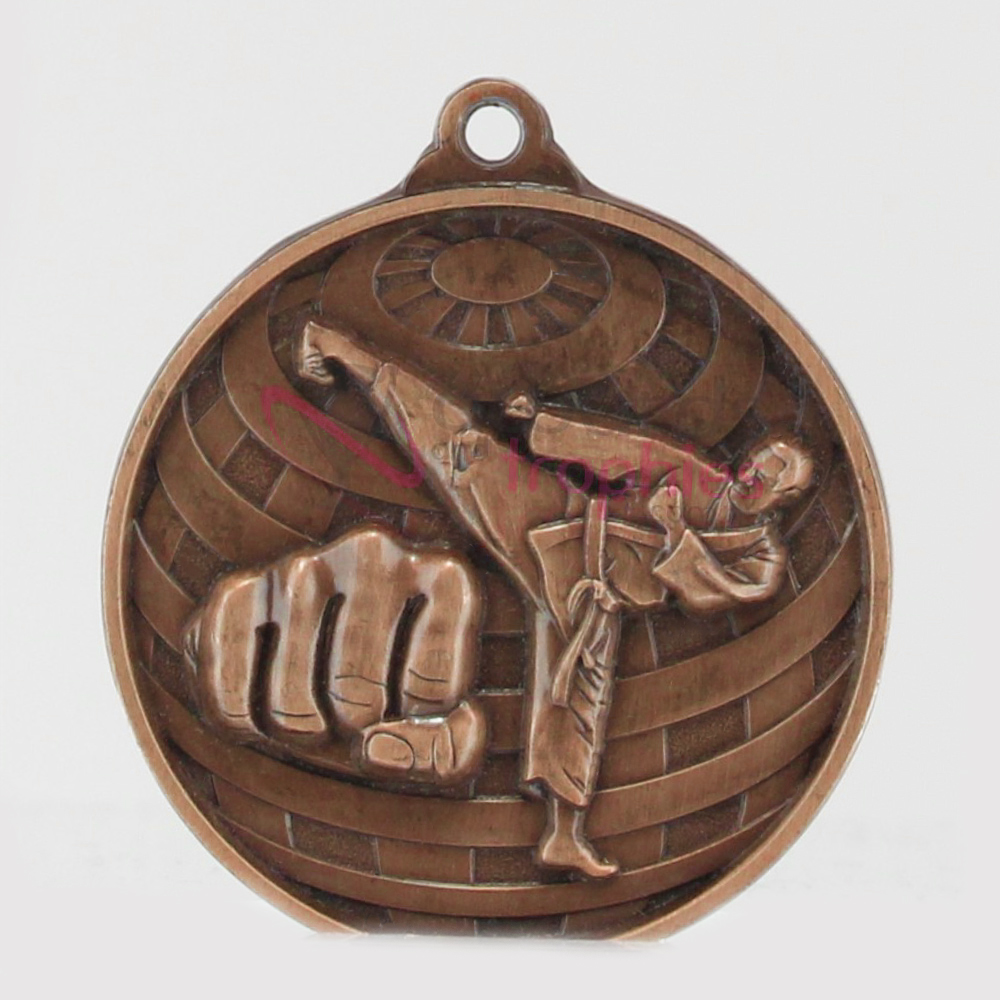 Global Martial Arts Medal 50mm Bronze 