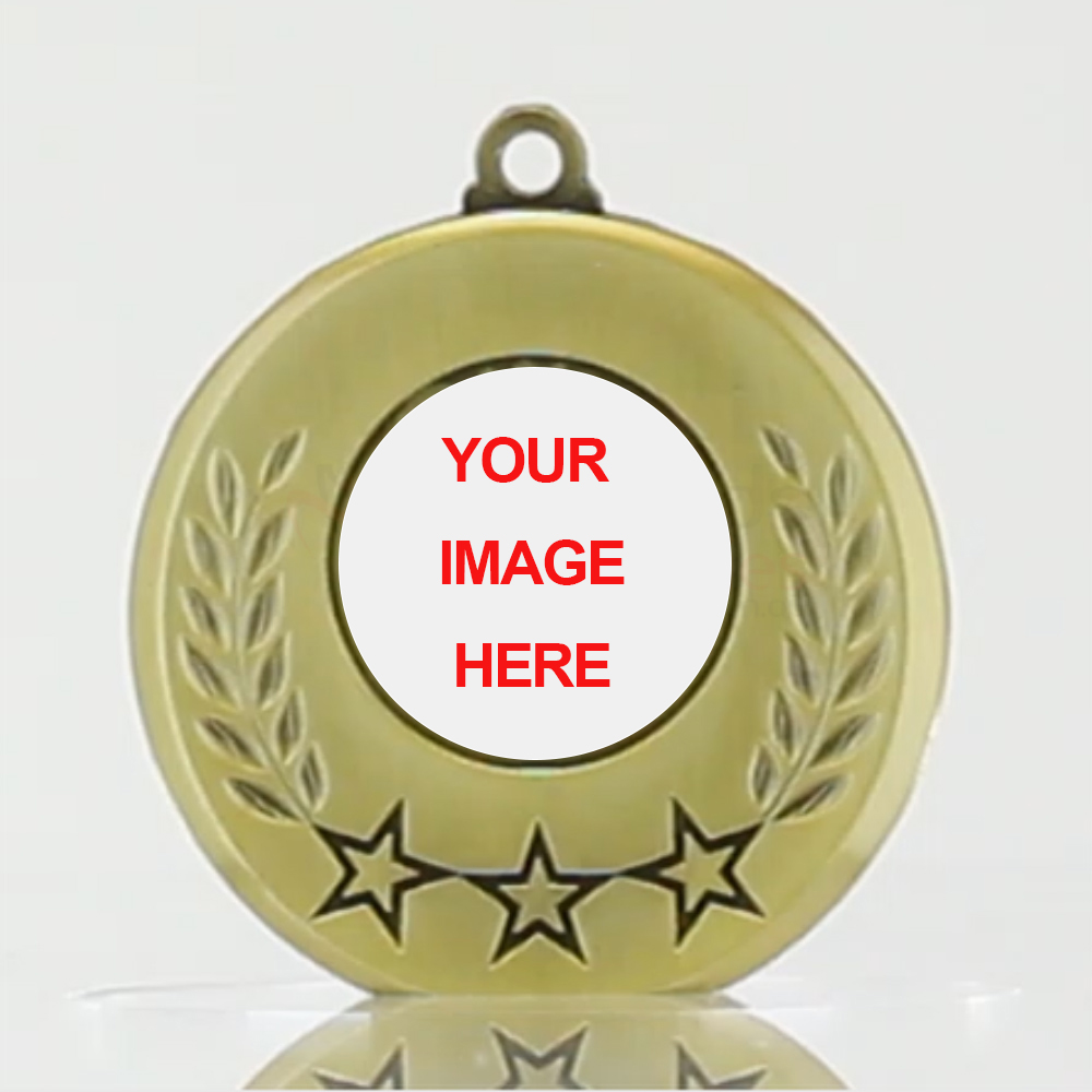 Olympia Personalised Medal 50mm Gold 