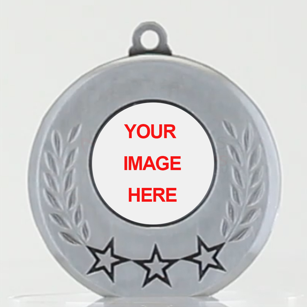 Olympia Personalised Medal 50mm Silver 