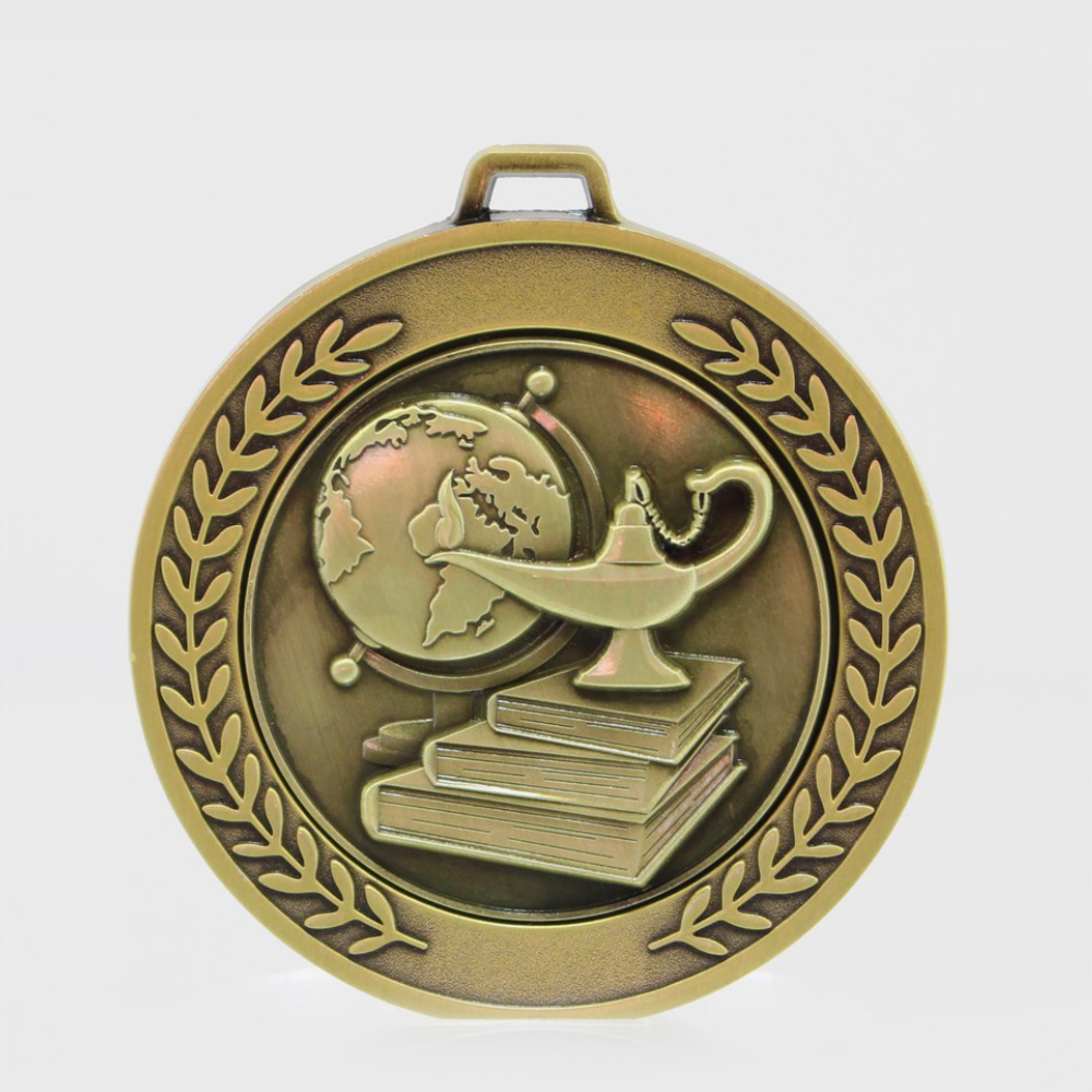 Heavyweight Academic Medal 70mm Gold 