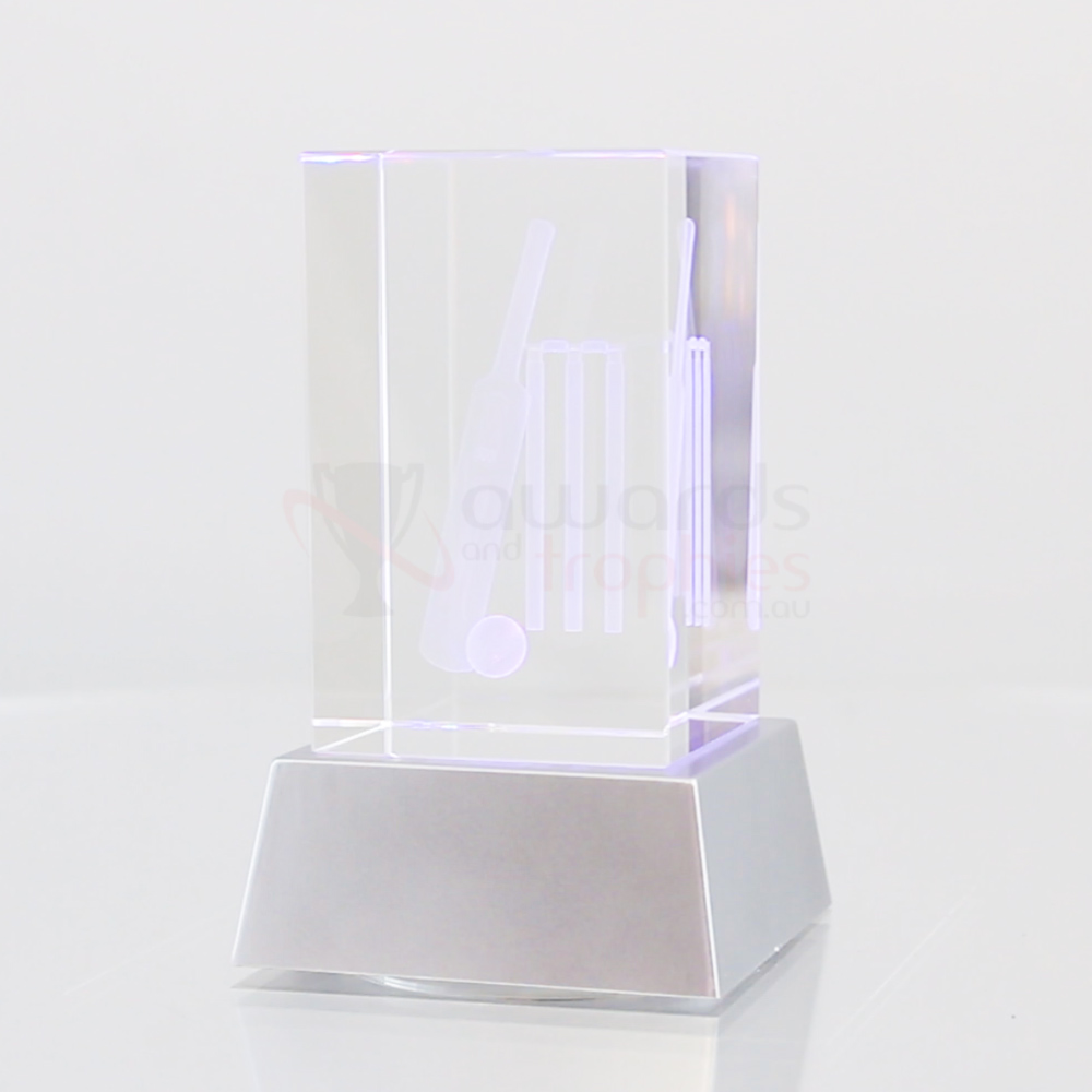 3D Cricket Crystal & LED Lights110mm
