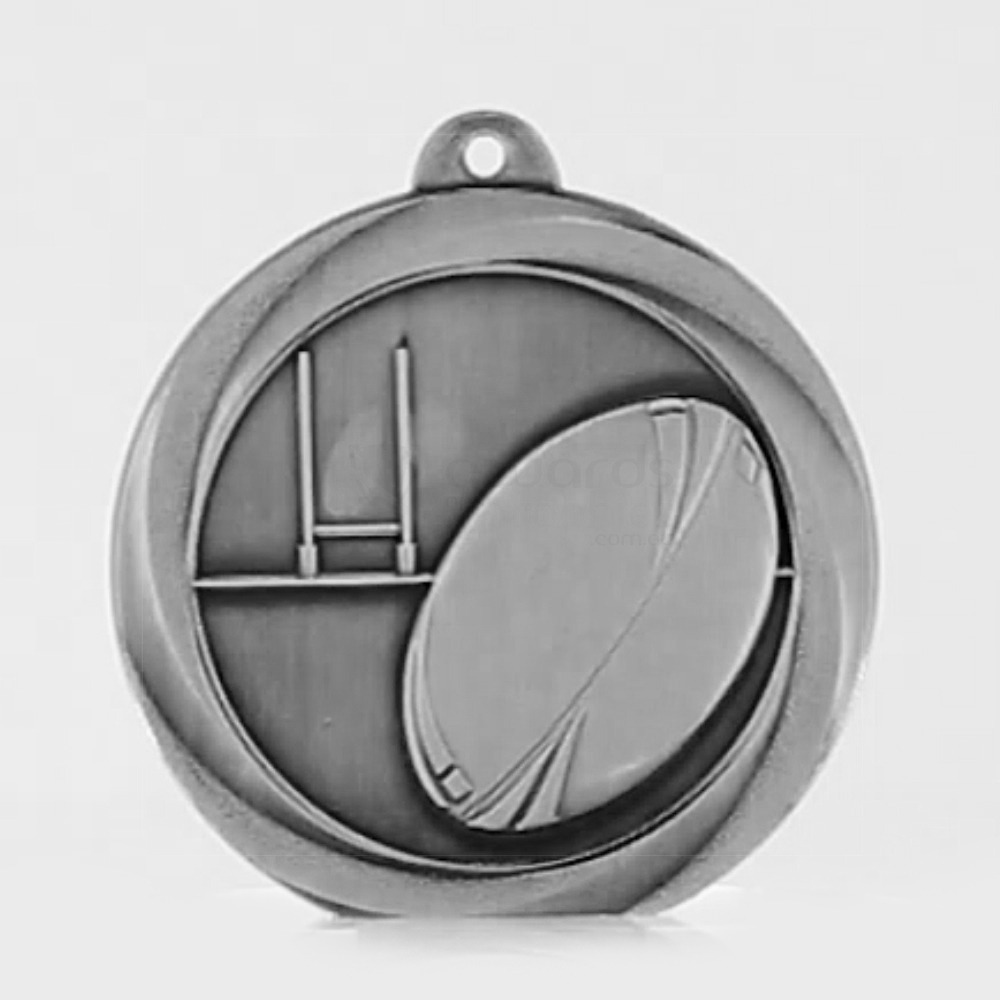 Econo AFL Medal 50mm Silver