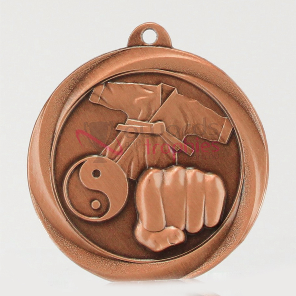 Econo Martial Arts Medal 50mm Bronze