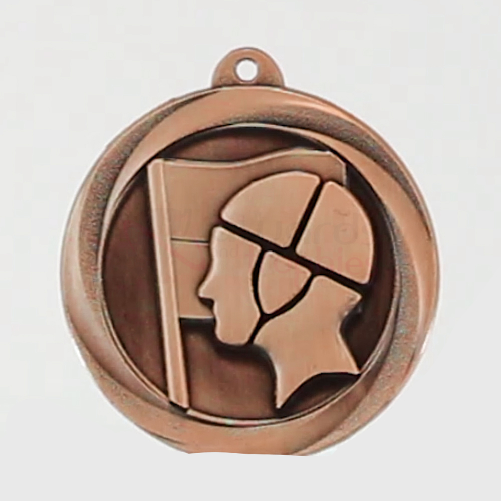Econo Surf Lifesaving Medal 50mm Bronze