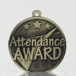 Star Attendance Medal 50mm 